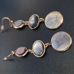 Abalone Dangle Earrings